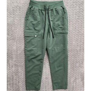 Fabletics Scrub Pants Mens Small Short Hunter Green Equip Cargo Medical